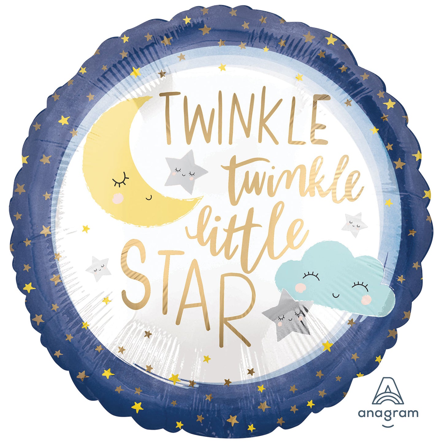 Twinkle Little Star Standard Satin XL - 18" Foil