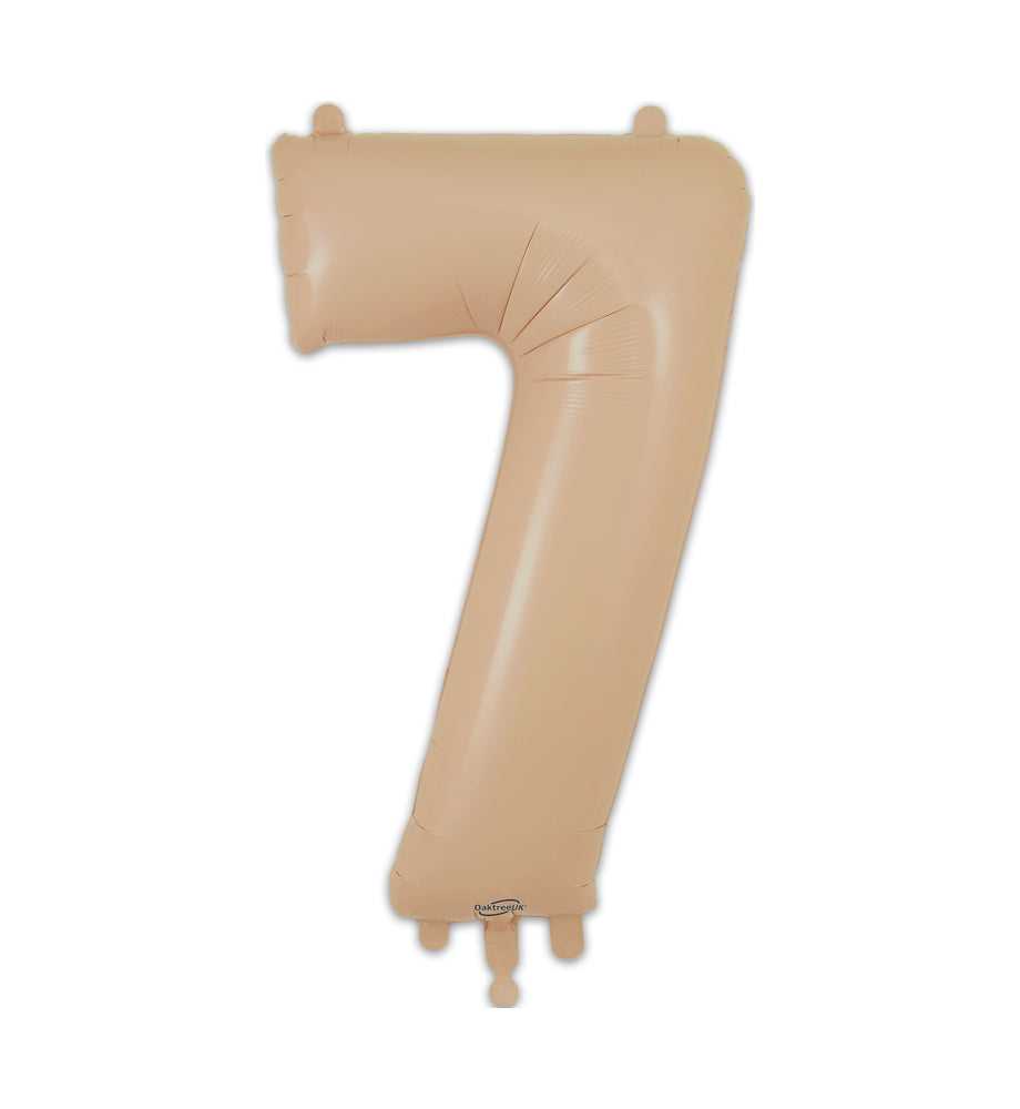 Nude Number 7 Balloon - 34" Foil
