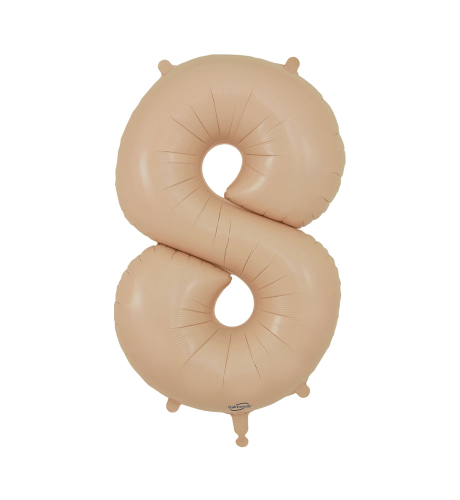 Nude Number 8 Balloon - 34" Foil