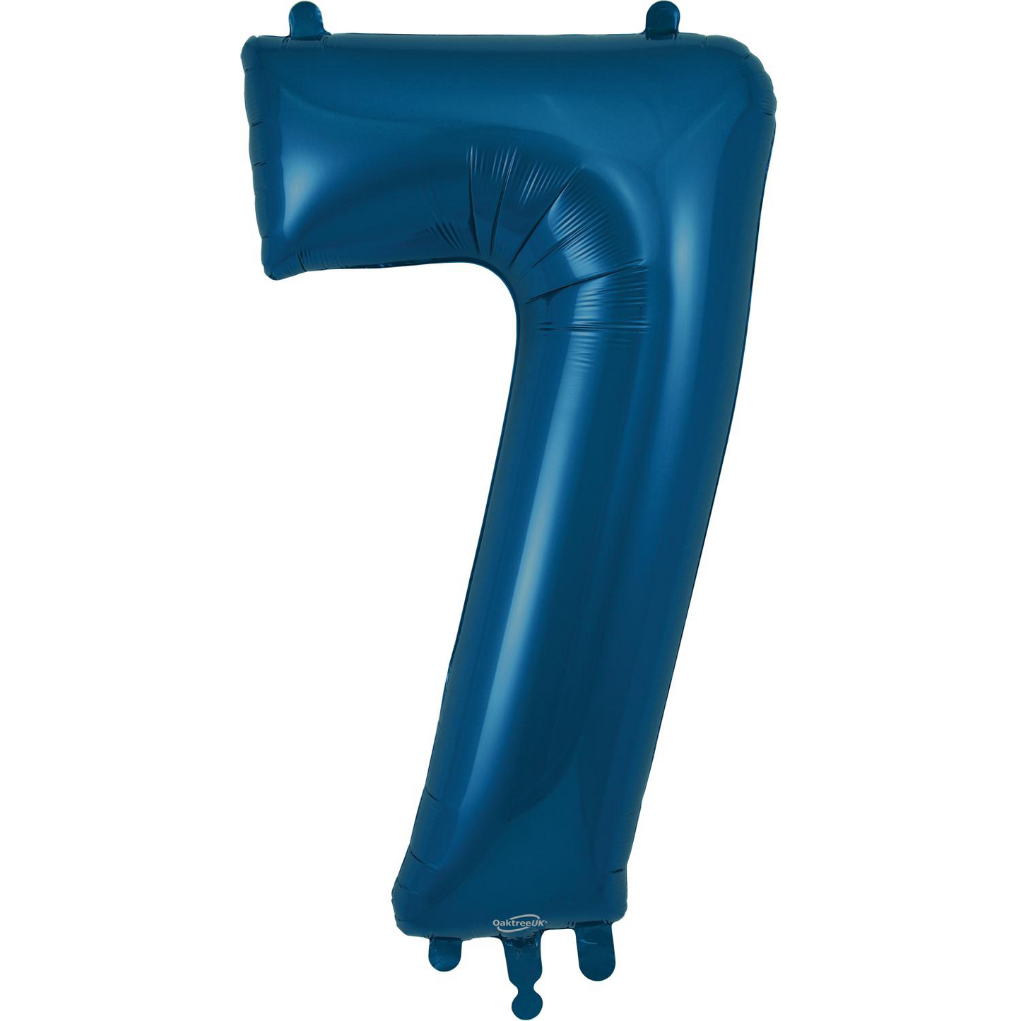 Navy Blue Number 7 Balloon - 34" Foil