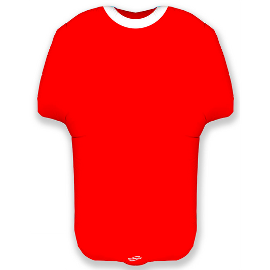 Sports Shirt Red Metallic Shape - 24" Foil
