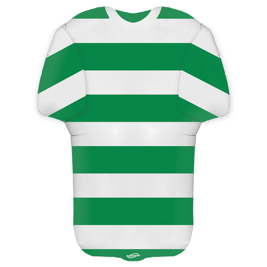 Sports Shirt Green/White Metallic Shape - 24" Foil