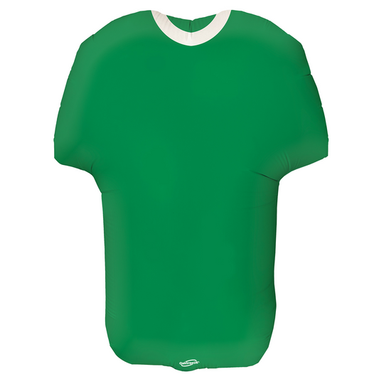 Sports Shirt Green Metallic Shape - 24" Foil