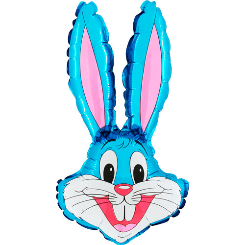 Blue Rabbit Mini Balloon – Foil 14"