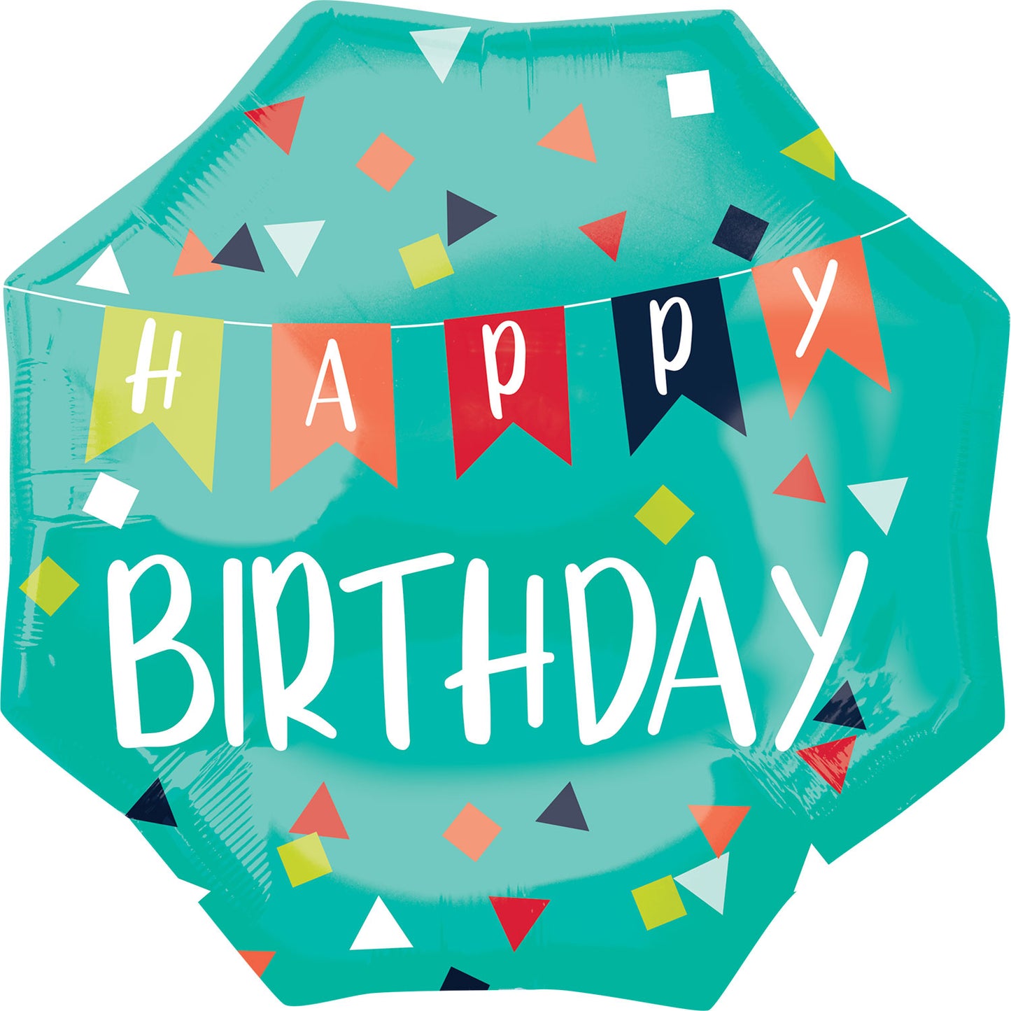 Reason to Celebrate Happy Birthday SuperShape - 22"/55cm x 22"/55cm Foil