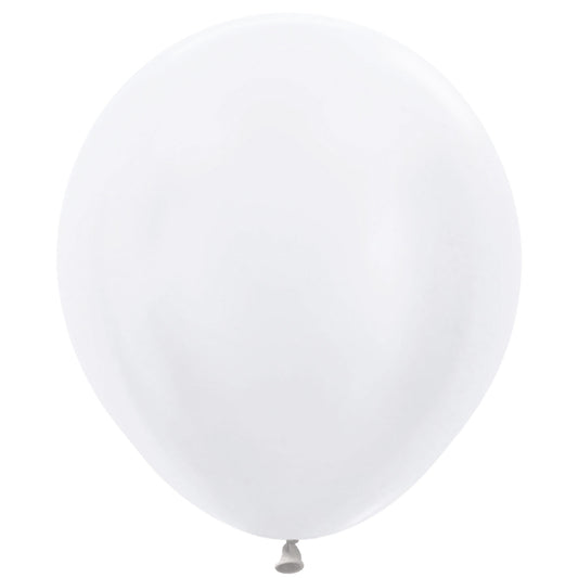 Satin Solid Pearl 406 Latex Balloons - 18" Latex (25ct)