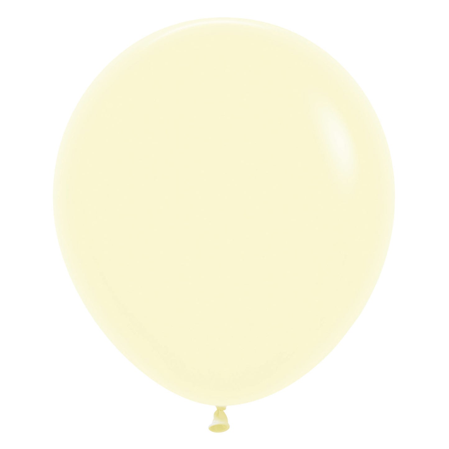 Pastel Matte Solid Yellow 620 Balloons - 18" Latex (25ct)