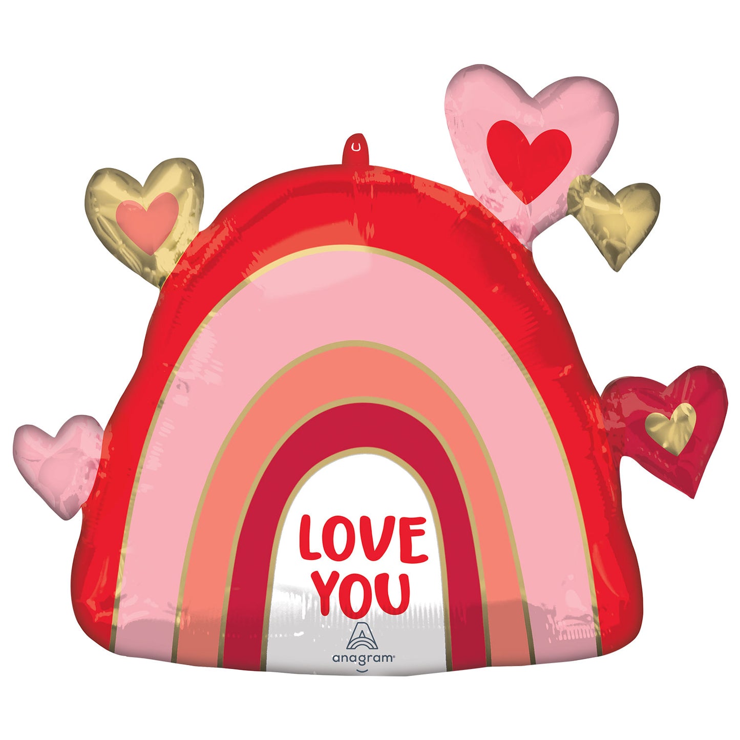 Love Rainbow SuperShape - Foil 26"/66cm w x 23"/58cm