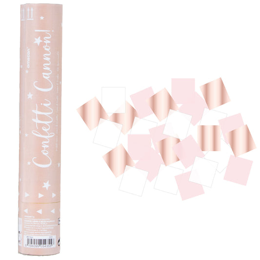 Confetti Cannons Rose Gold 24cm - 1 PC