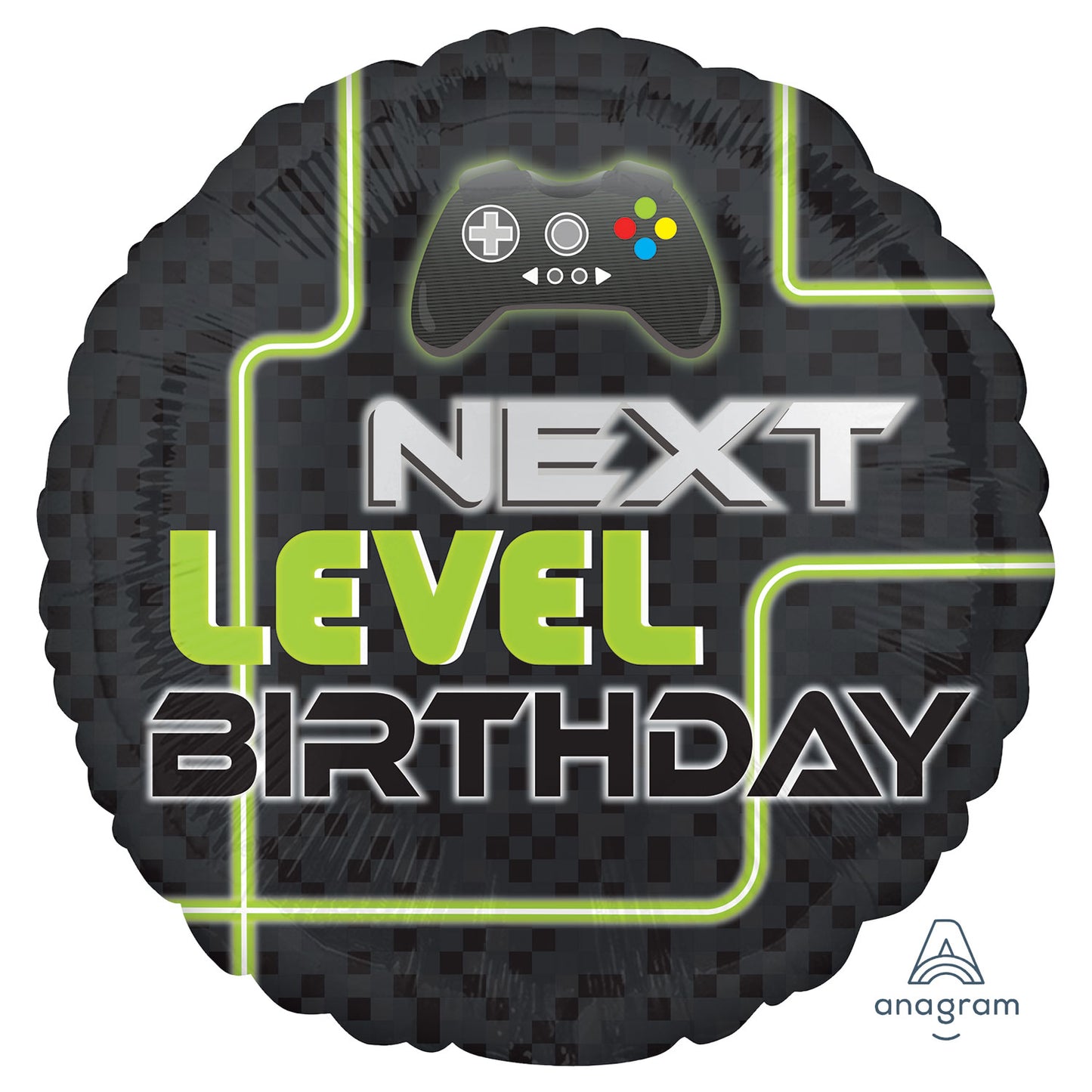 Level Up Birthday Standard Balloon - 18" Foil