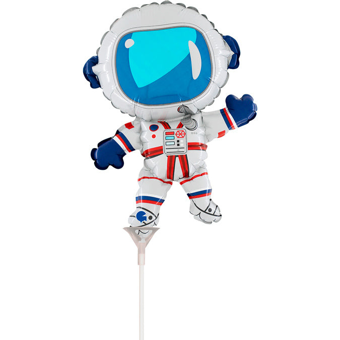 ASTRONAUT Mini Shape Air-Filled Balloon – Foil 14"