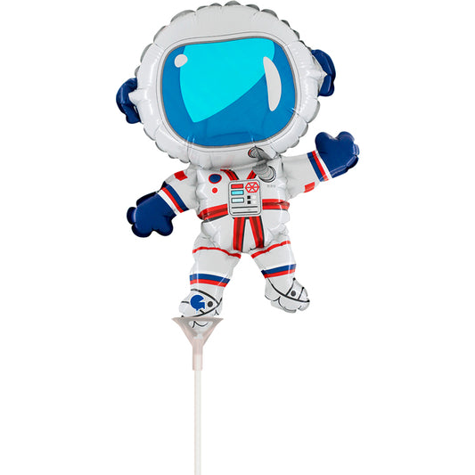 ASTRONAUT Mini Shape Air-Filled Balloon – Foil 14"