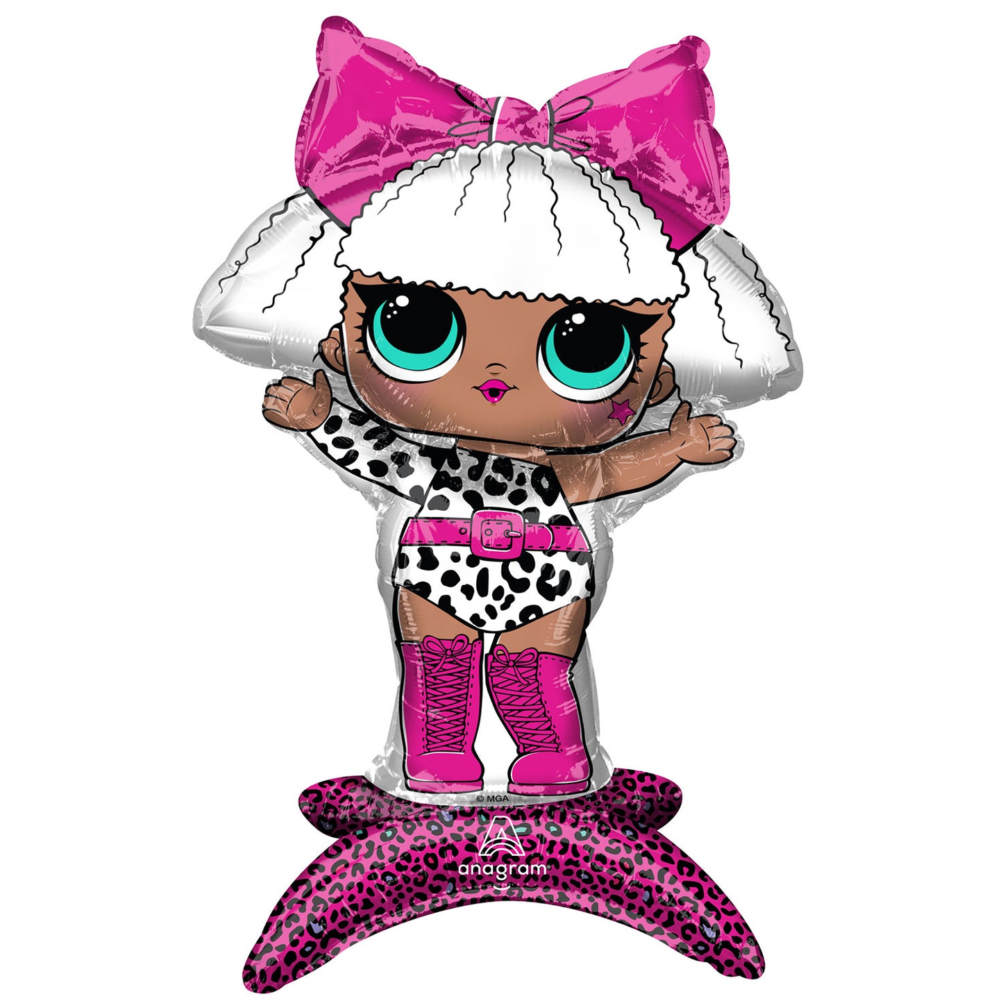 Diva L.O.L Surprise Sitter Balloon - (16"/40cm w x 23"/58cm) Foil