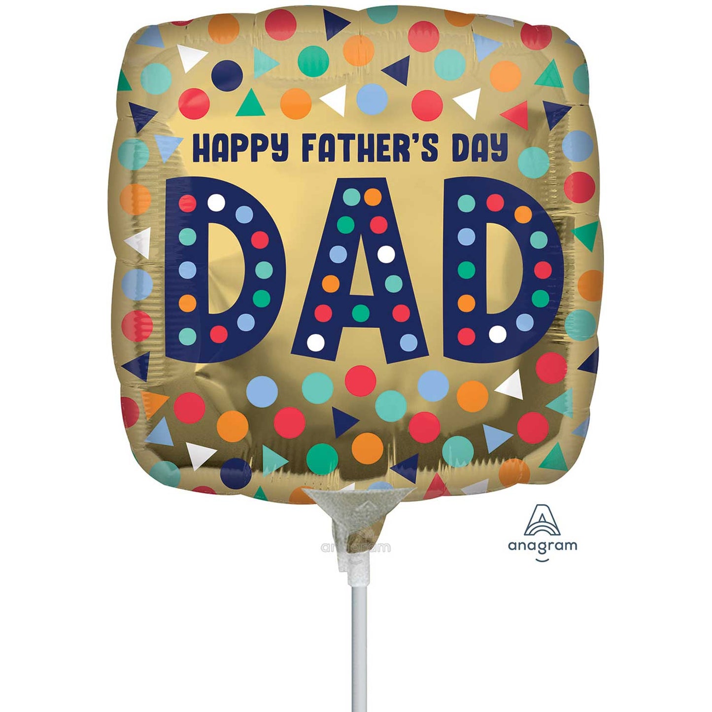 Happy Father's Day Mini Foil Balloons - 9" Foil