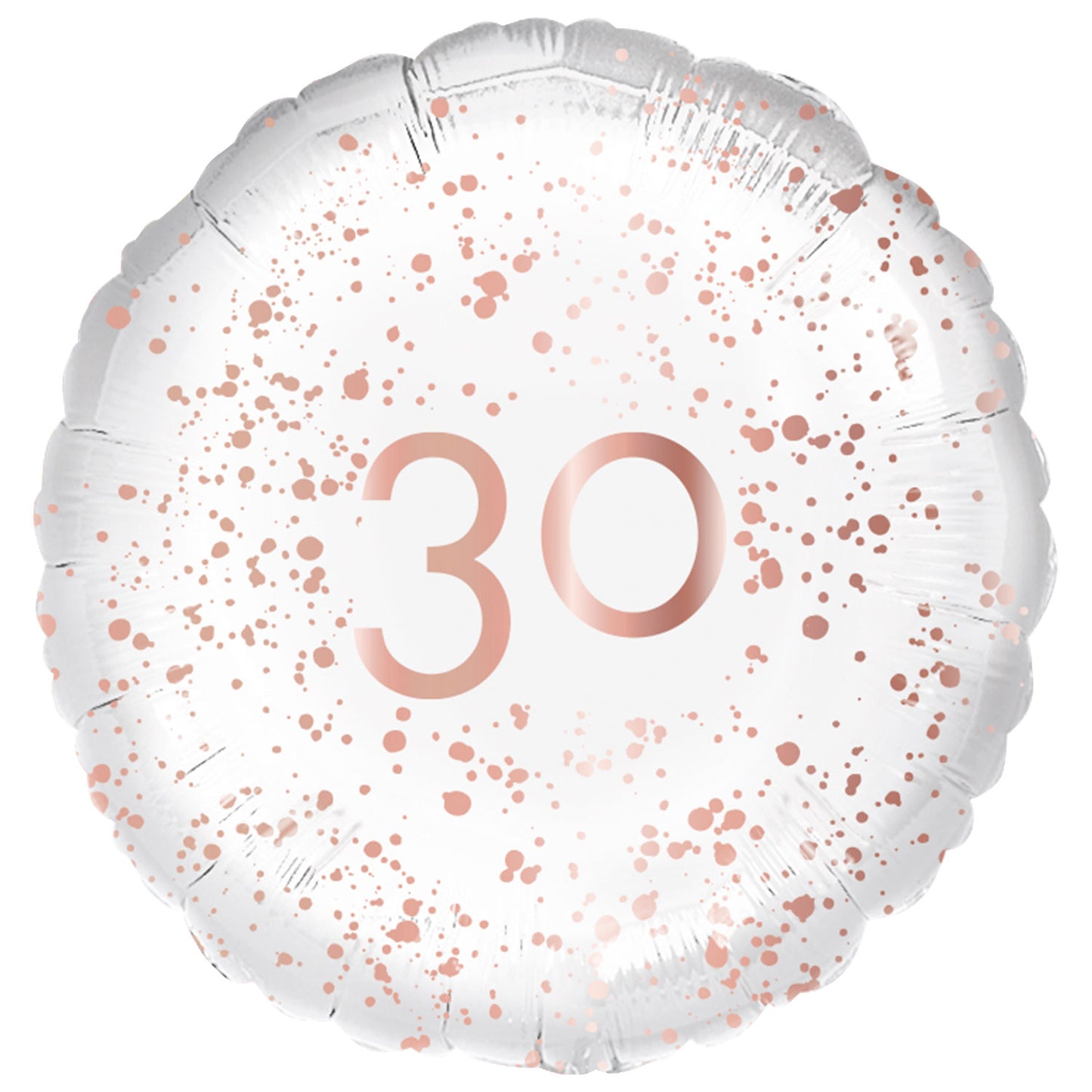30th Birthday Rose Gold Celebration Standard Foil - 18" Foil