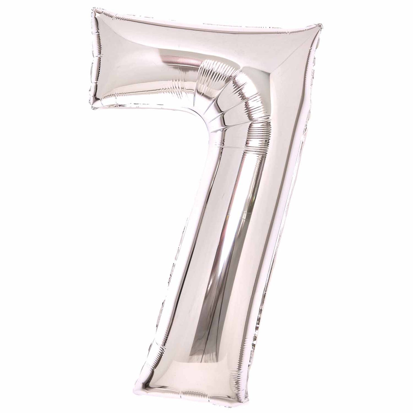 Silver Number 7 Balloon - 34" Foil