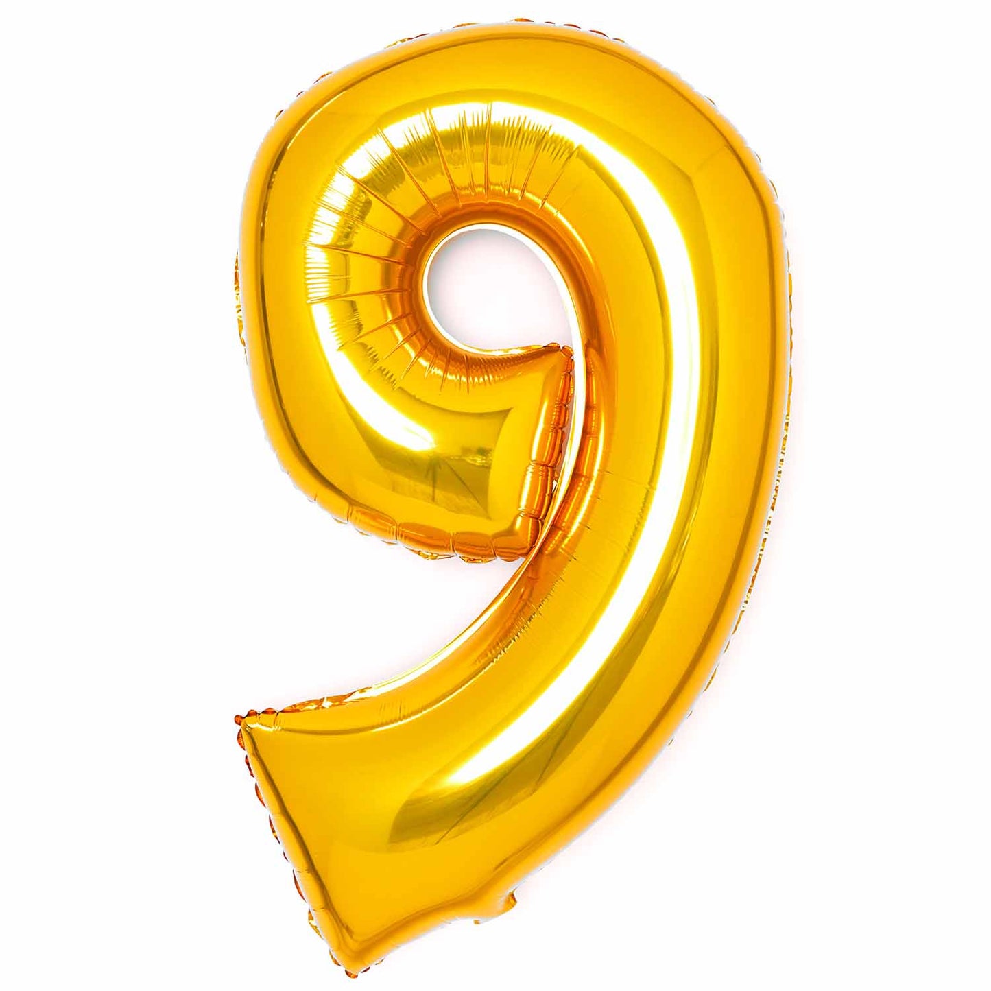 Gold Number 9 Balloon - 34" Foil