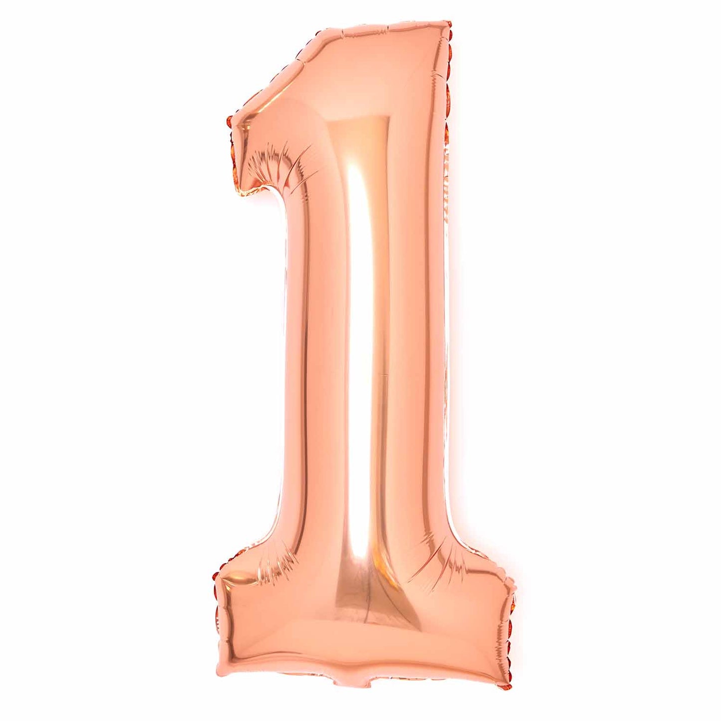 Rose Gold Foil Number 1 Balloon - 34" Foil