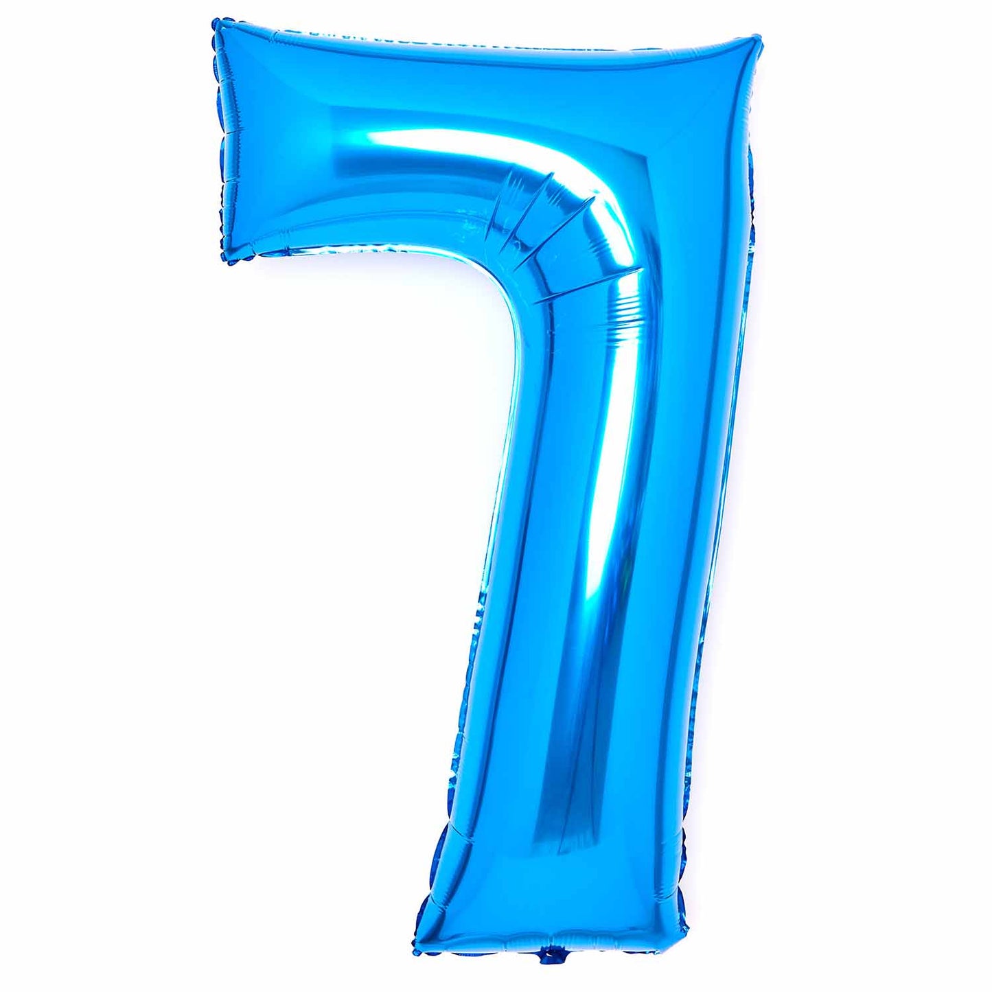 Blue Number 7 Balloon - 34" Foil