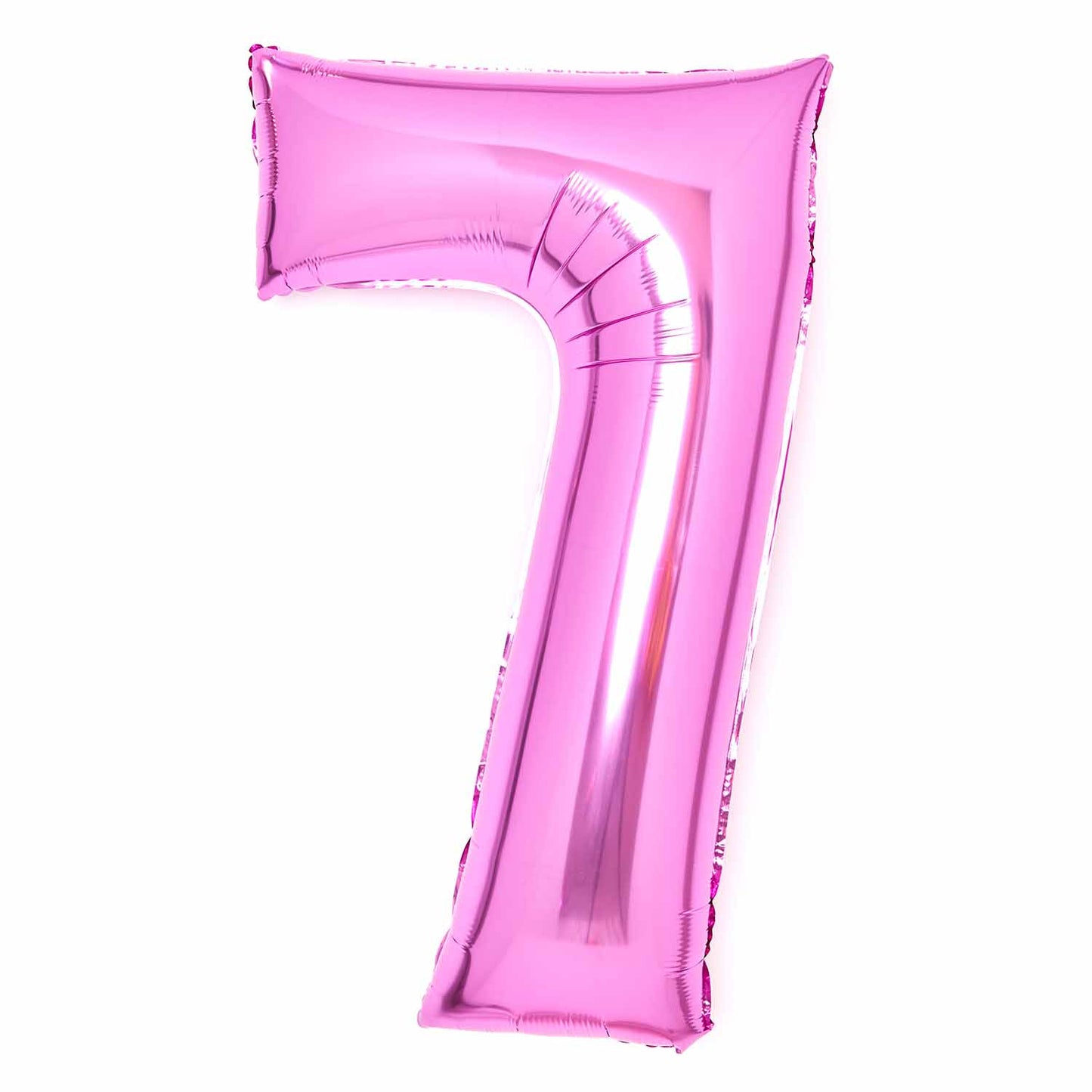 Pink Number 7 Balloon - 34" Foil
