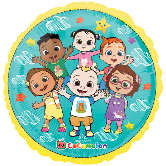 Cocomelon Jumbo Balloon - Foil 28"/71cm w x 28"/71cm