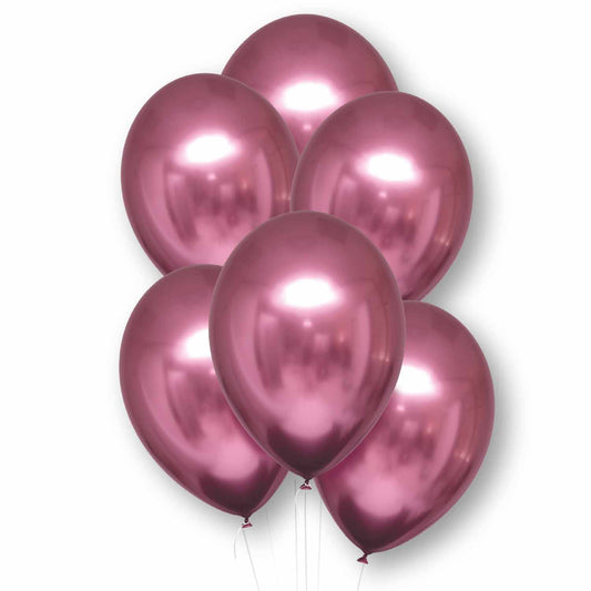 Flamingo Satin Luxe Balloons - 11" Latex (6ct)