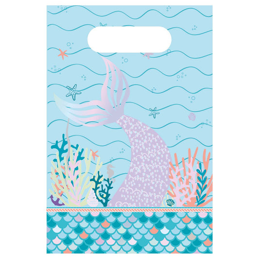 Mermaid Tales Paper Lootbags - 1 PKG/8