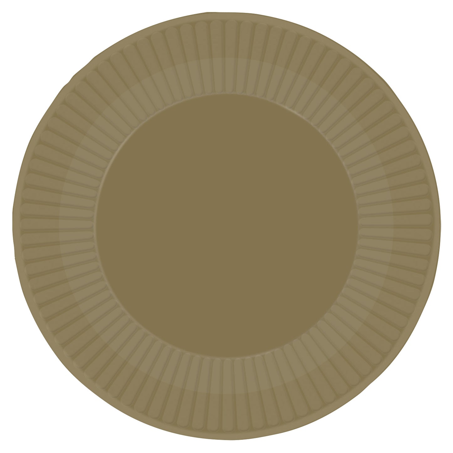 Creme Brulee Paper Plates - 23cm (8ct)