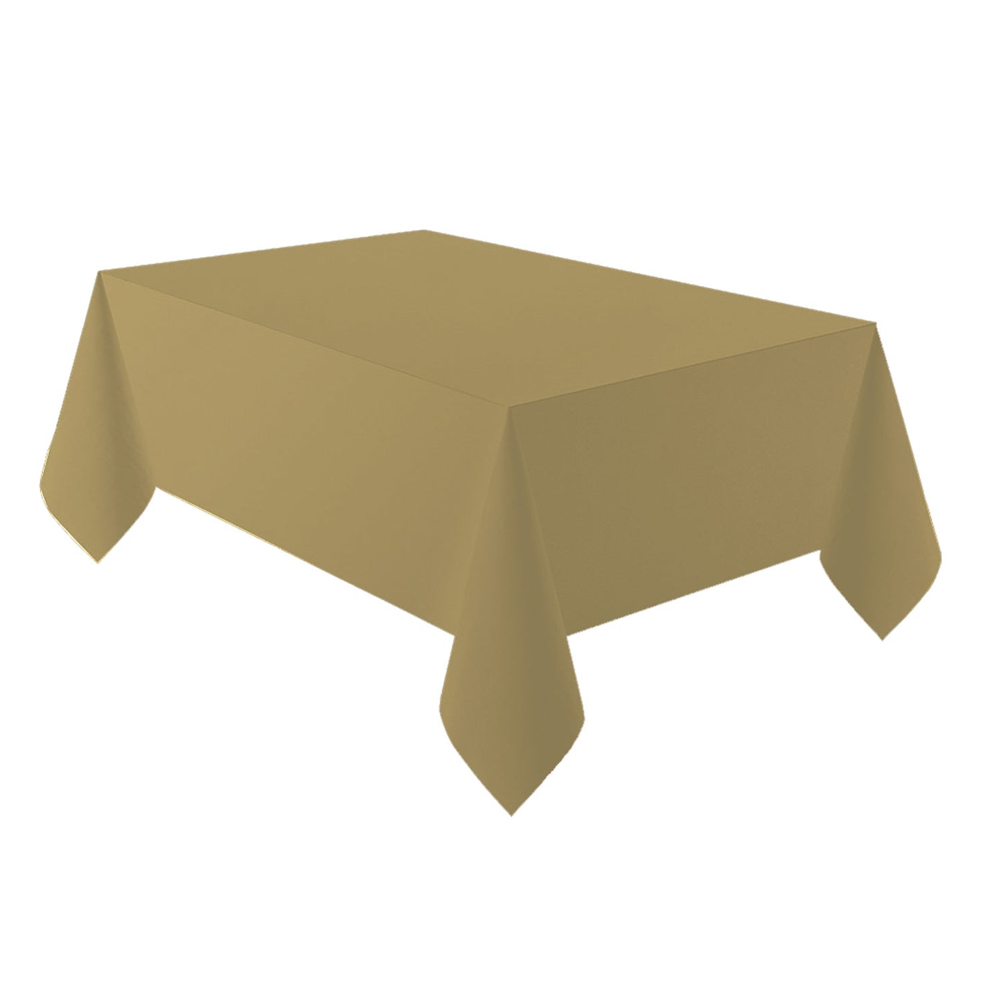 Creme Brulee Plastic Tablecover 1.37m x 2.74m -1 PC