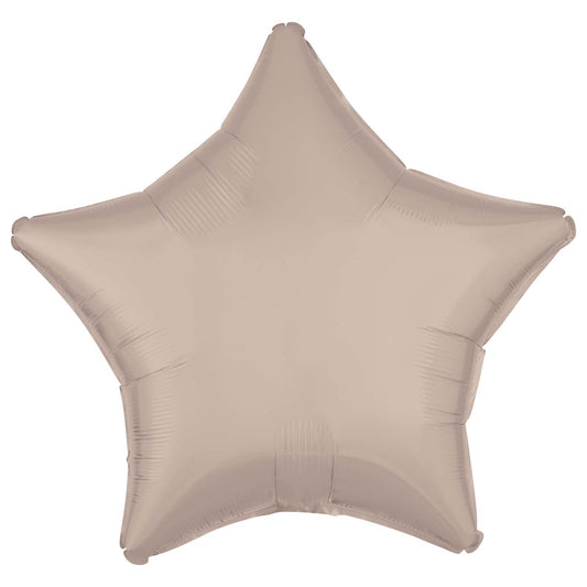 Silk Lustre Latte Star Standard Foil - 18" foil (10 Pack) UnPackaged7