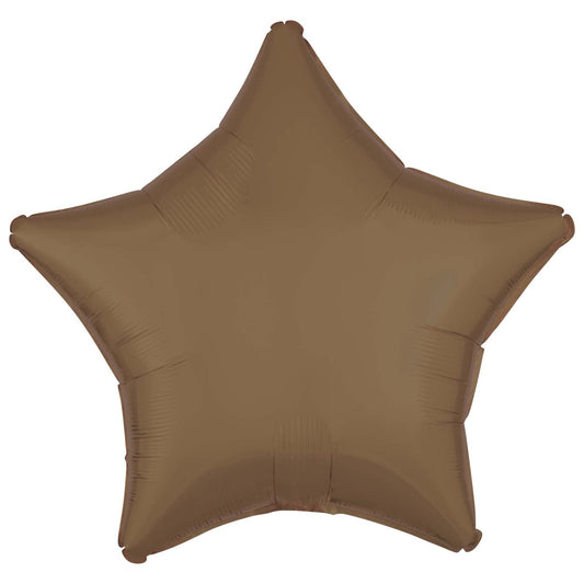 Silk Lustre Truffle Star Standard Foil - 18" foil (10 Pack) UnPackaged