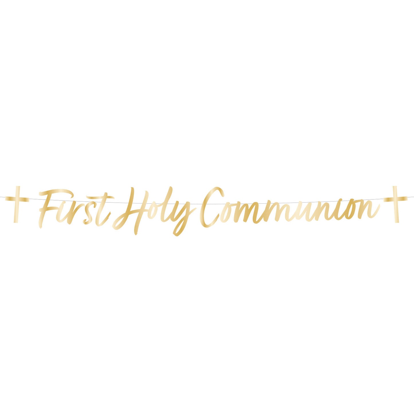 Botanical Celebration Communion Card Letter Banner 1.6m - (1ct)