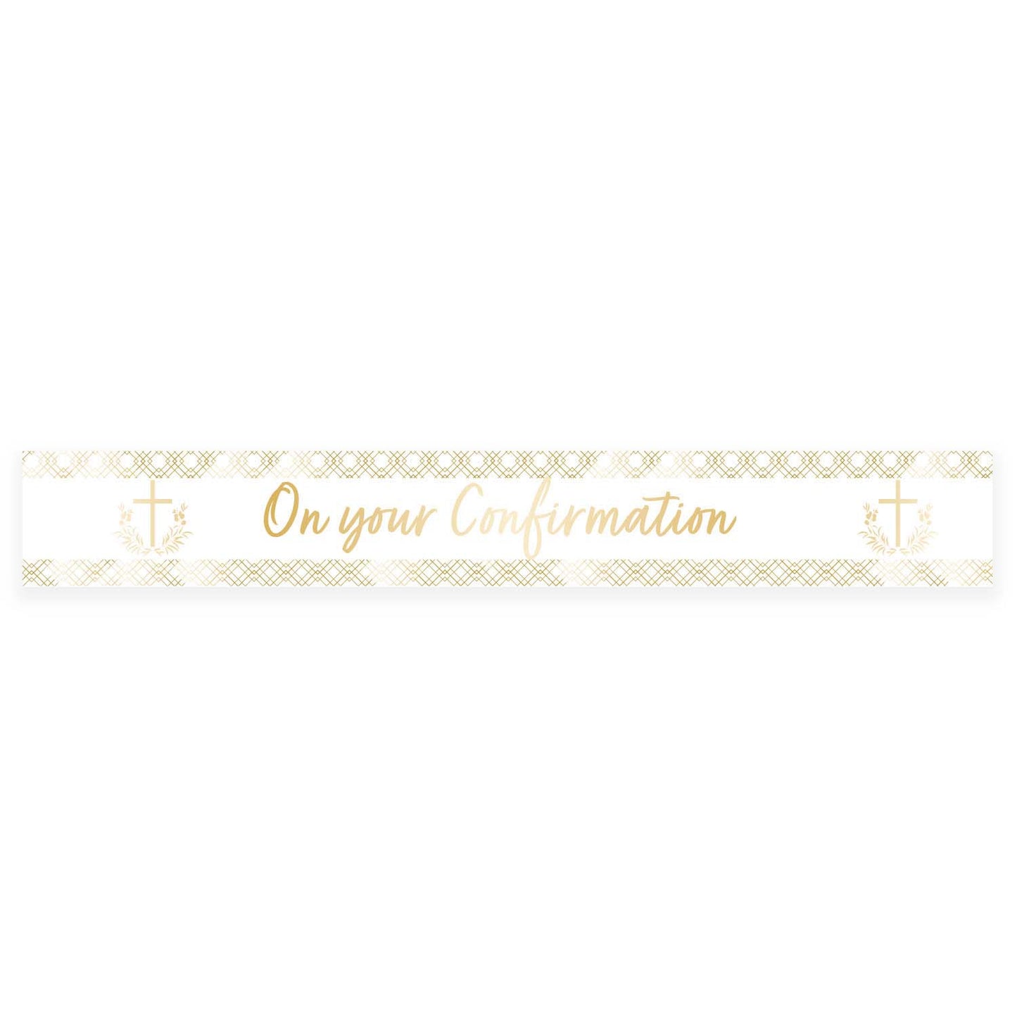 Botanical Celebration Confirmation Foil Banners 2.7m - (1ct)