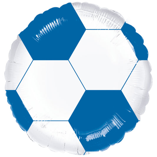 BLUE Football Standard Balloons - 18" Foil