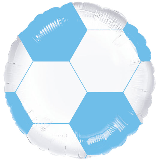 Light Blue Football Standard Balloons - 18" Foil