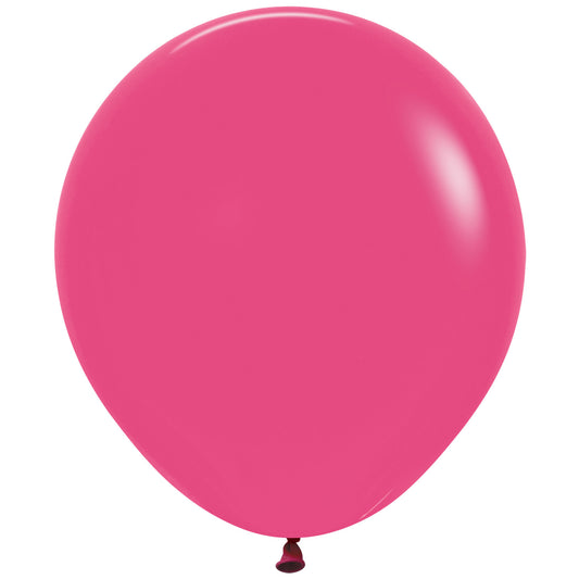 Fashion Colour Fuchsia 012 Balloons - 18" Latex (25ct)