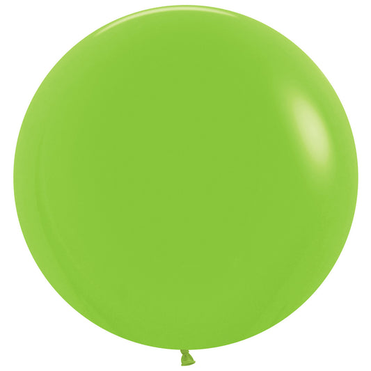 Fashion Lime Green 031 Balloons - 24" Latex (3ct)