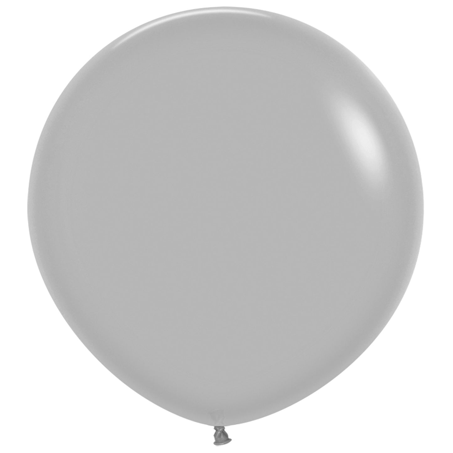 Fashion Solid Grey 081 Balloons - 24" Latex (3ct)