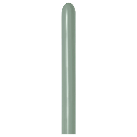 Pastel Dusk Laurel Green 127 Modelling Balloons - 260 Latex (100ct)