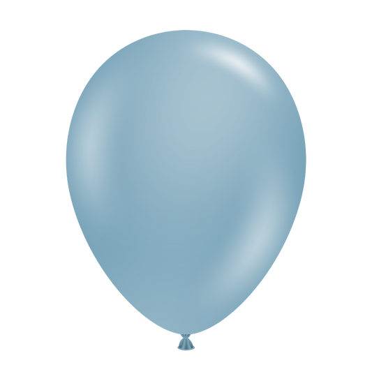Pastel Blue Slate Balloons - 5" Latex (50ct)