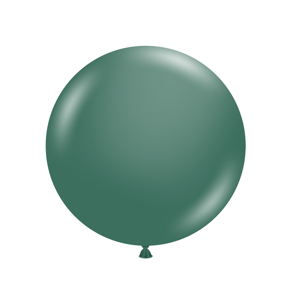 Pastel Evergreen Balloons - 17" Latex (5ct)
