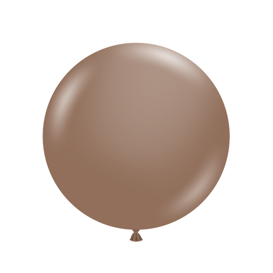 Pastel Cocoa Balloons - 17" Latex (5ct)