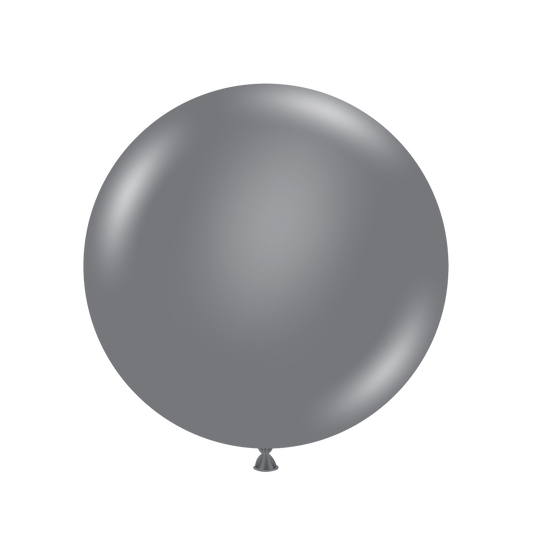 Pastel Gray Smoke Balloons - 17" Latex (5ct)