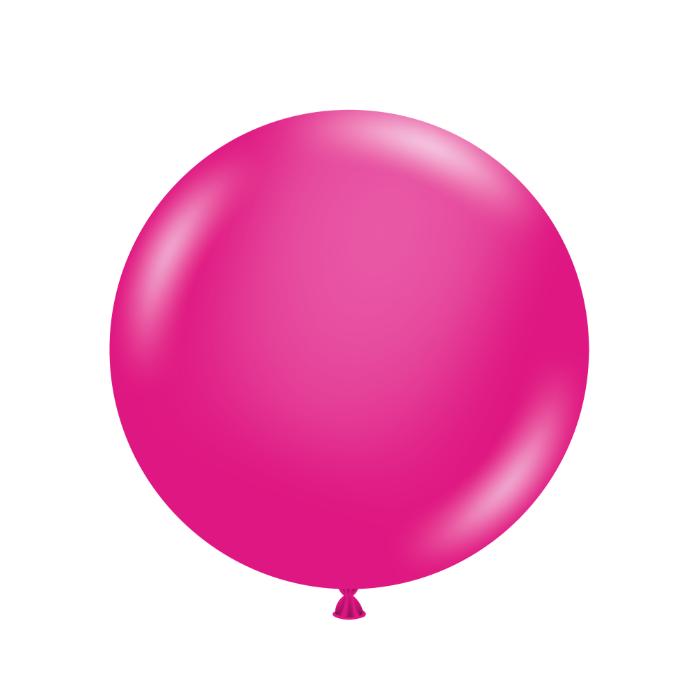 Pastel Hot Pink Balloons - 24" Latex (3ct)