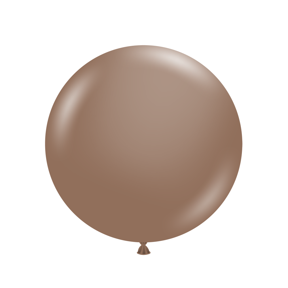 Pastel Cocoa Balloons - 36" Latex (2ct)