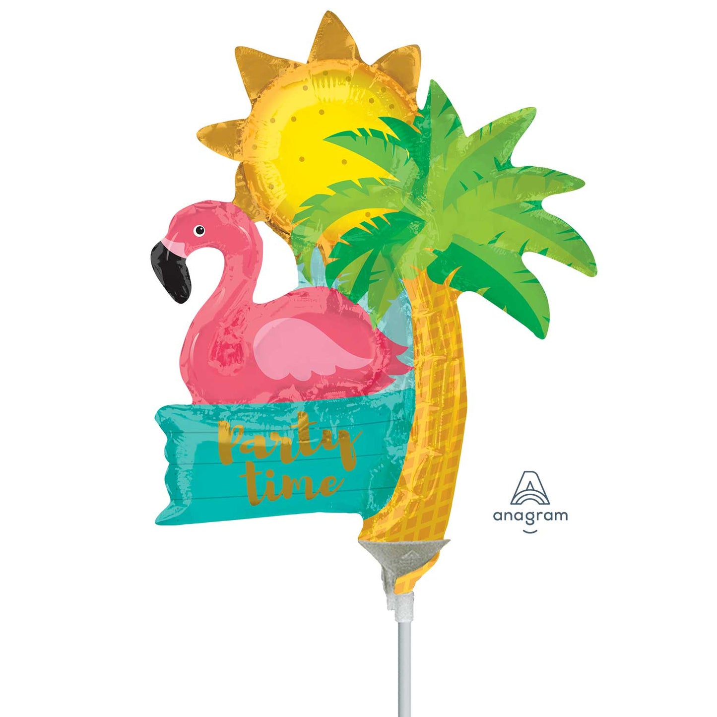 Party Time Let's Flamingle Mini-Balloon - Foil