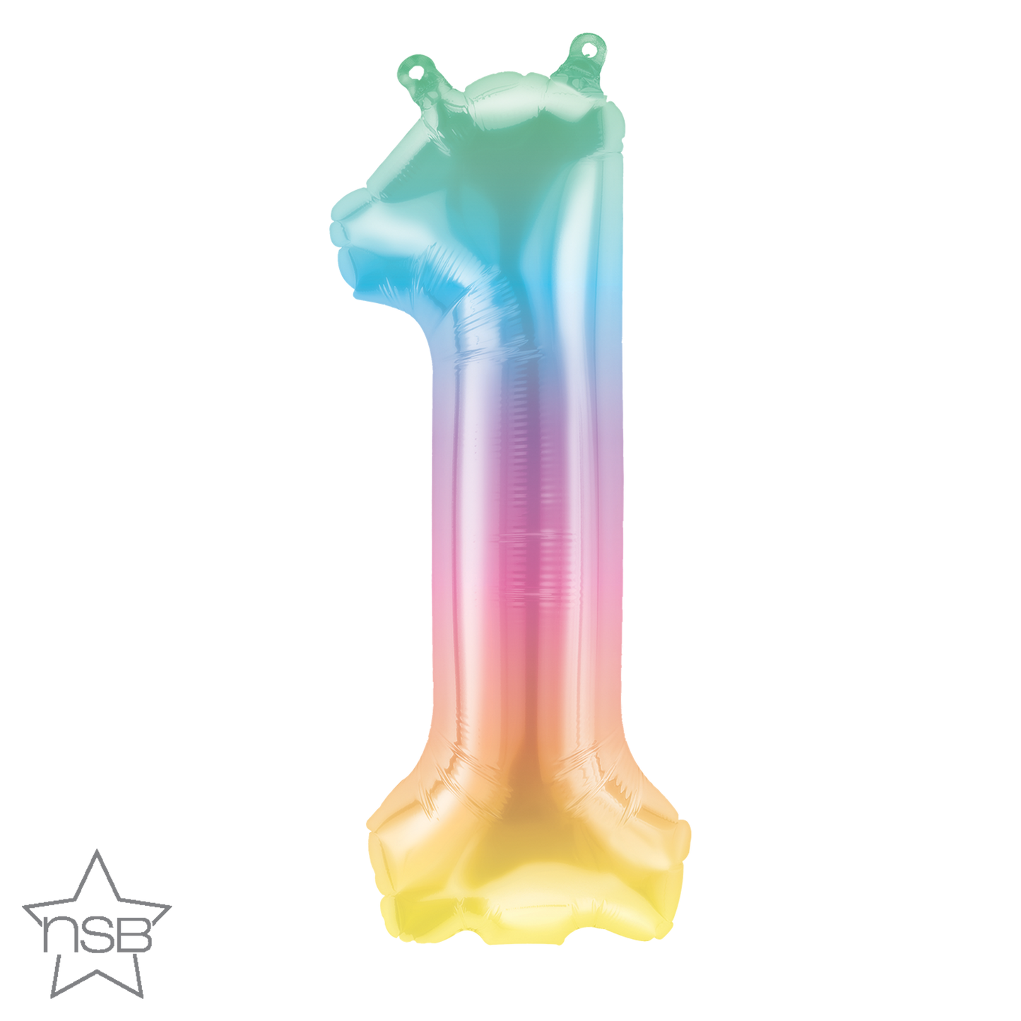 Jelli Ombré Number 1 Balloon - 16" Foil eol