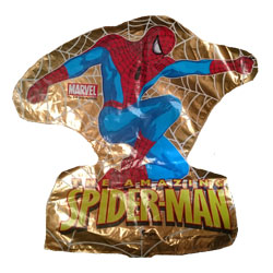 Gold Amazing Spiderman Mini Shape Air-Filled Balloon – Foil
