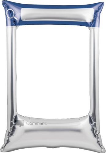 Air Filled Balloon Photo Frame Social Media - (1ct)