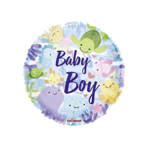 Baby Boy Under the Sea Balloon - 18 Foil
